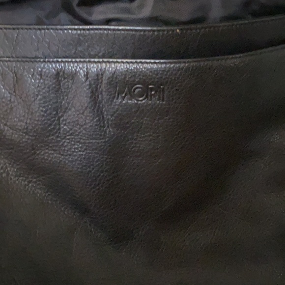 Brand new Black Leather Mori laptop bag - Picture 7 of 7